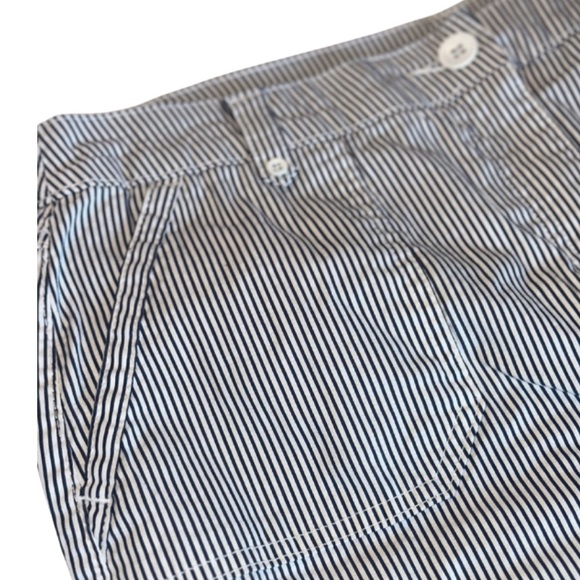 Karen Scott Blue and White Stripe Skort - Picture 5 of 8